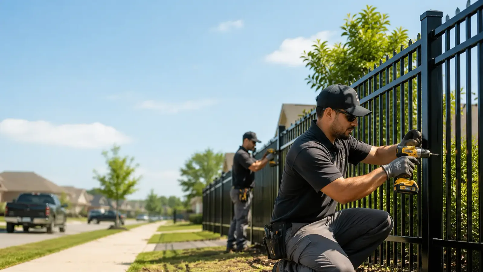 Metal Fence Installation in Lawn, TX
